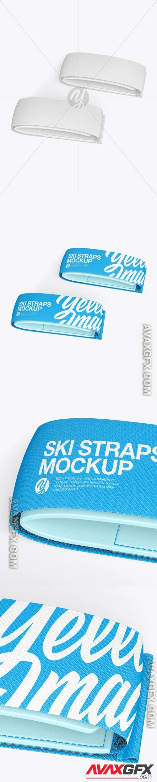 Ski Straps Mockup 50637