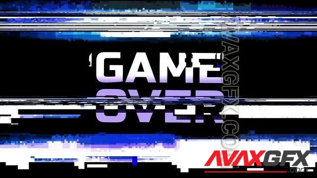 MA - Game Over On Glitch Screen 1403769