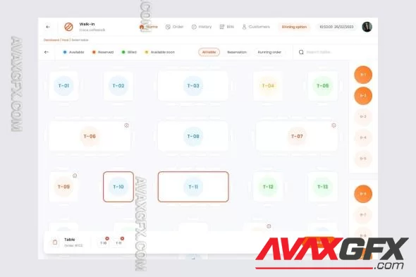 Coca - POS Dashboard Table Setup XHLXAXX [FIGMA]