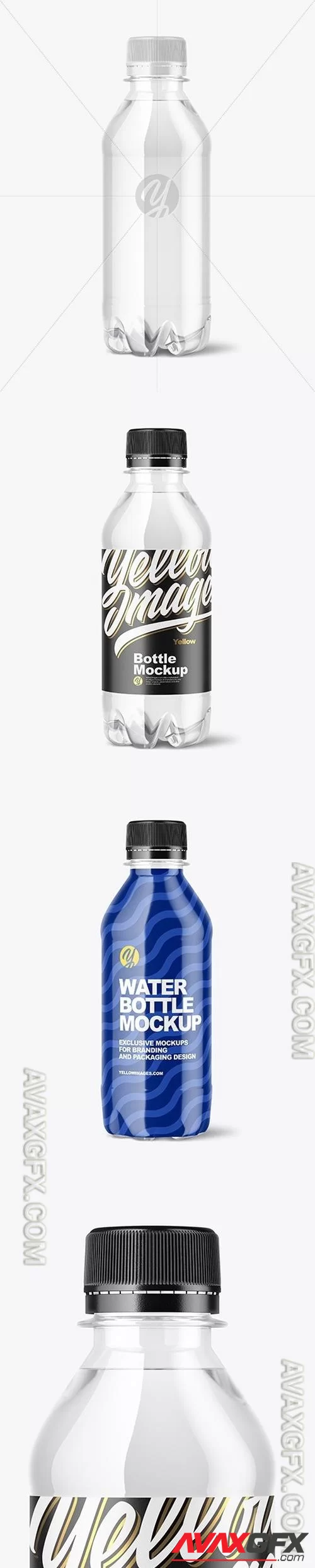 250ml PET Water Bottle Mockup 45936 [TIF]