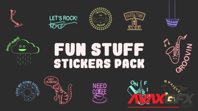 Fun Stuff Stickers 1334798