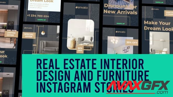 Real Estate Interior Design and Furniture Instagram Story and Reel 47502743 [Videohive]