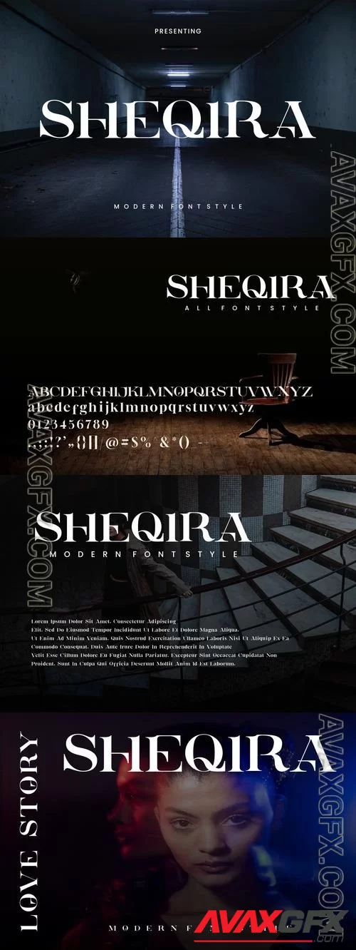 Sheqira - Modern Font