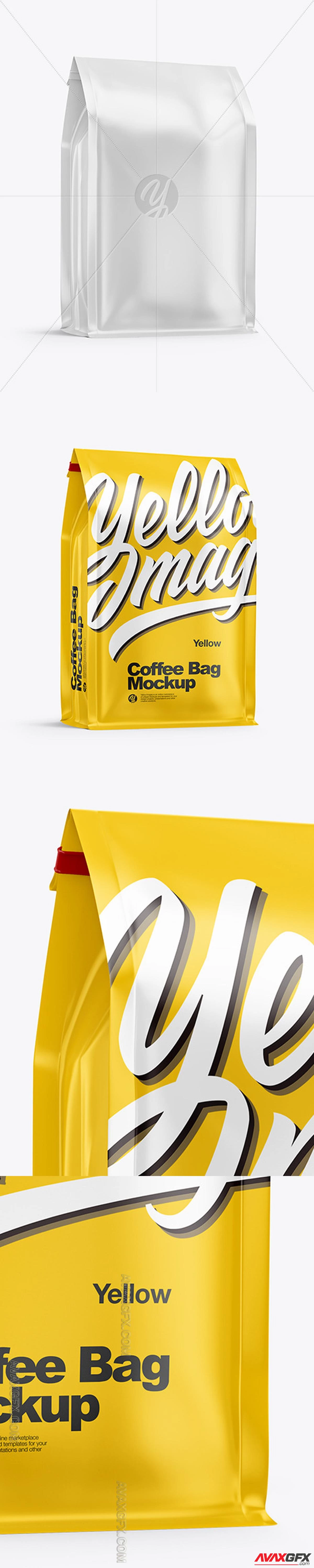 Matte Coffee Bag Mockup 48721
