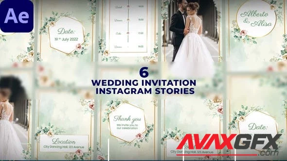 Wedding Invitation Instagram Stories 47523284 [Videohive]