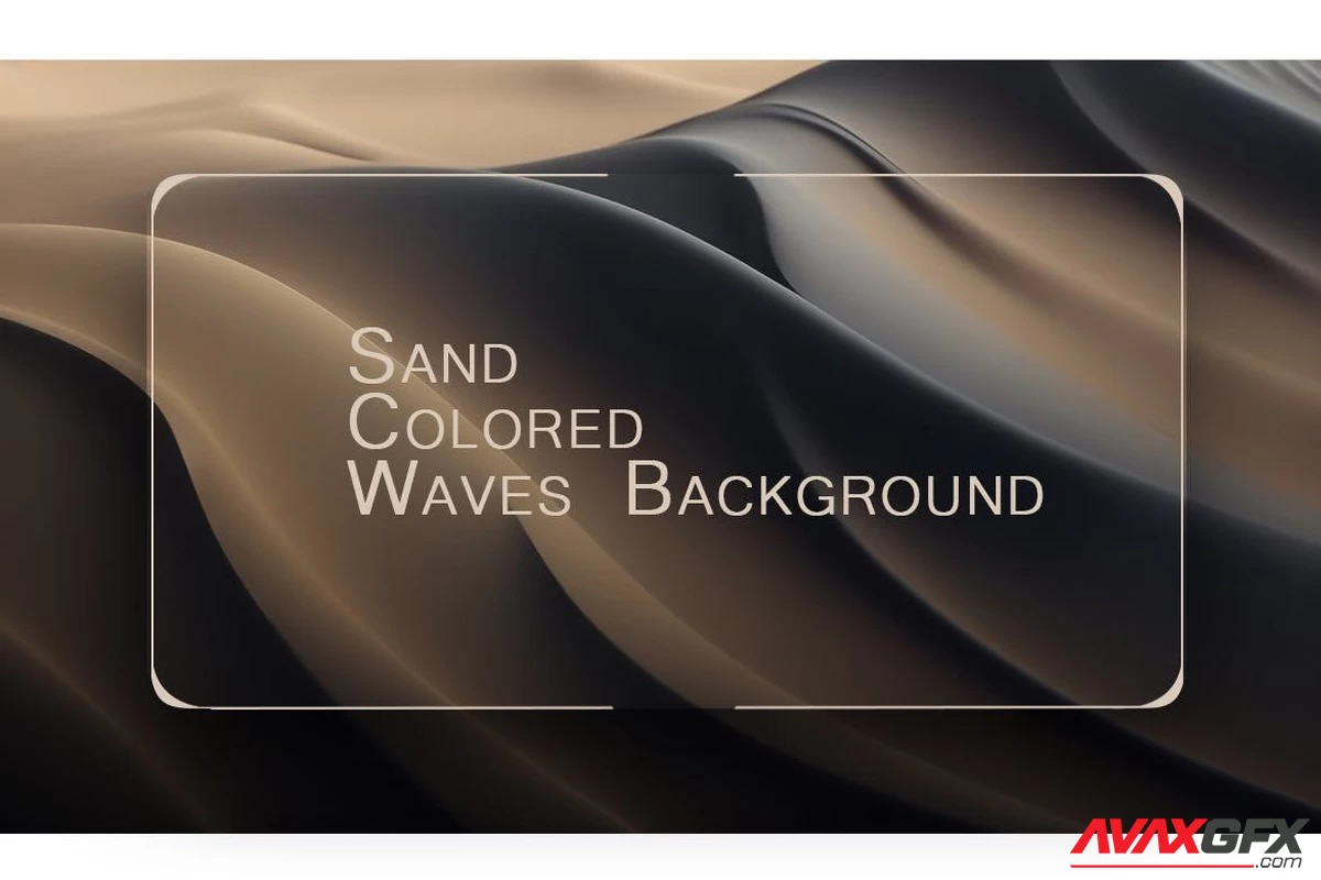 Sand Colored Waves Background