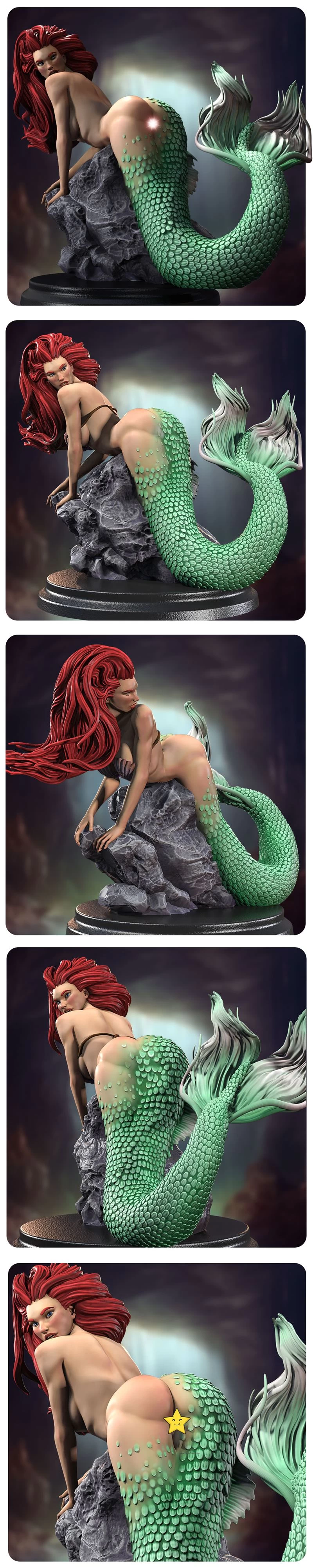 Siryll - Little Creepy Mermaid - Ariel Pinup