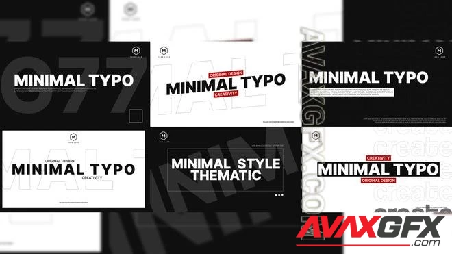 Minimal Typography Pack 1264362