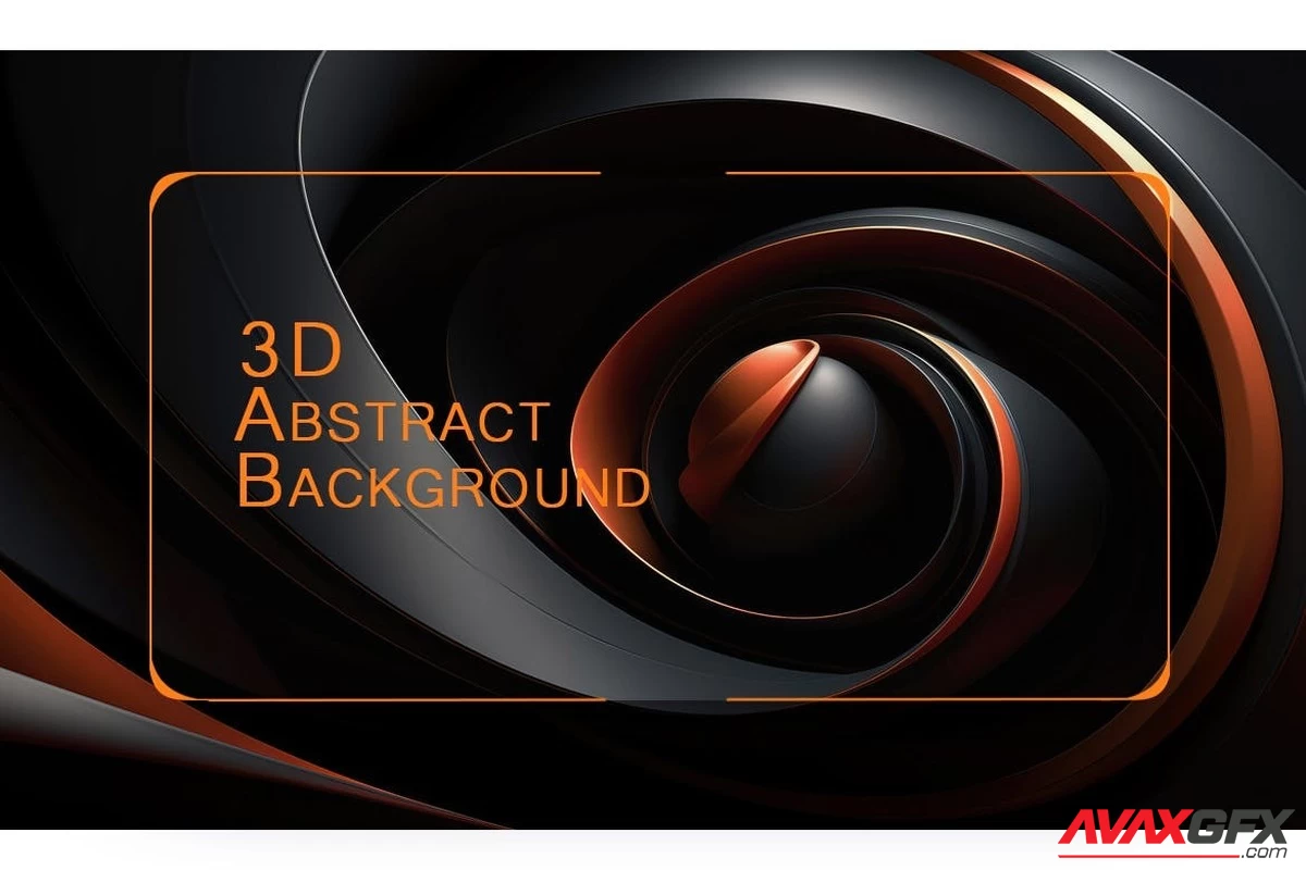 3D Abstract Bright Background