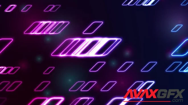 MA - Glowing Neon Shapes Background 1426612