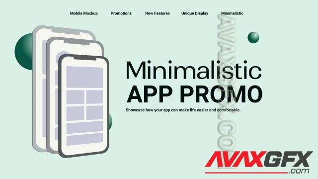 Minimalistic App Promo 1351459