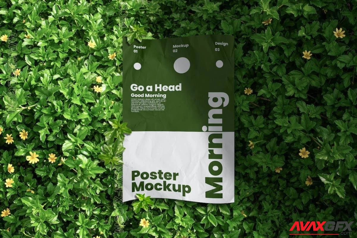 PSD Campaign Poster for Save Nature Mockup