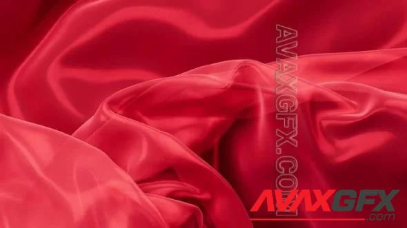 MA - Elegant Waving Red Cloth Background 1439884