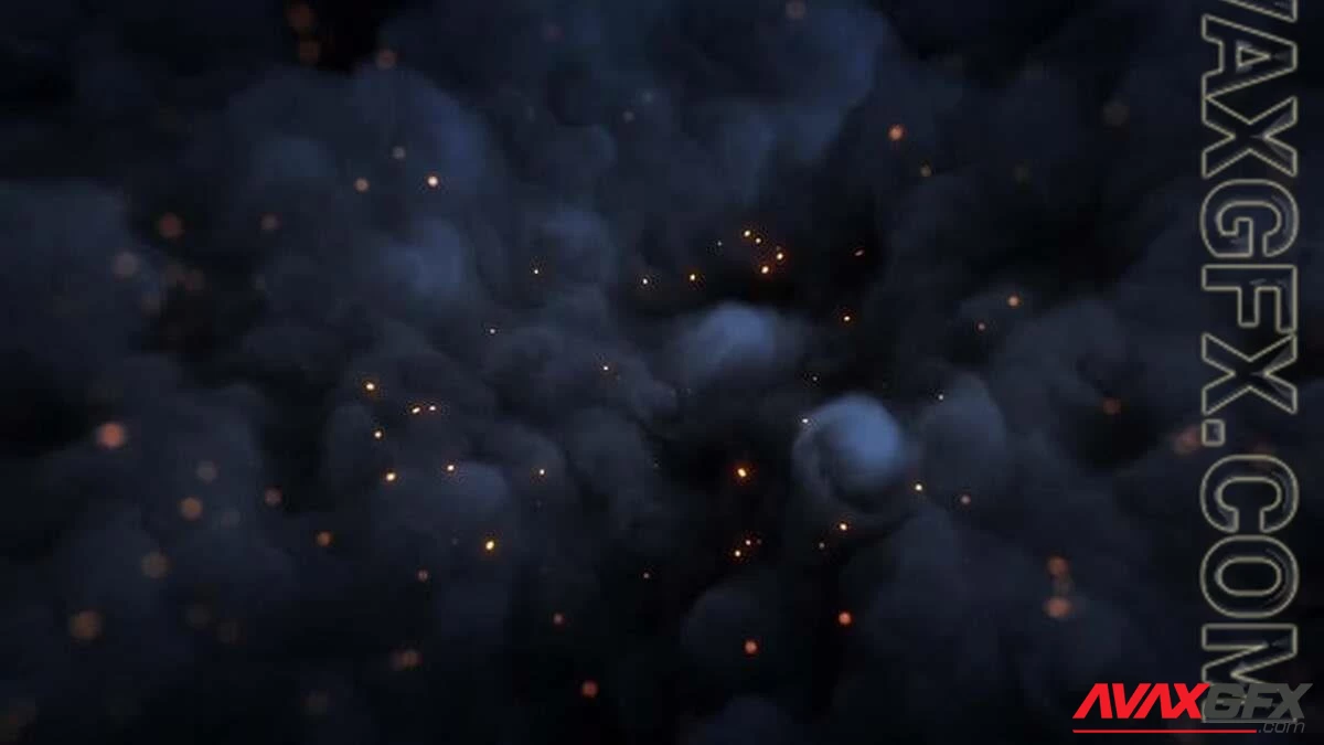 MA - Foggy Background With Particles Loop 1372111