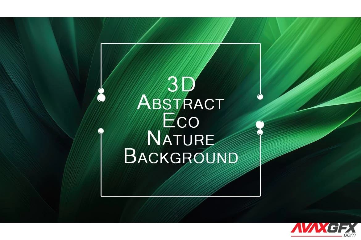 3D Abstract Eco Nature Background vol 2