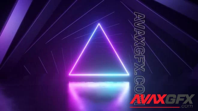 MA - Futuristic Triangular Background 1425622