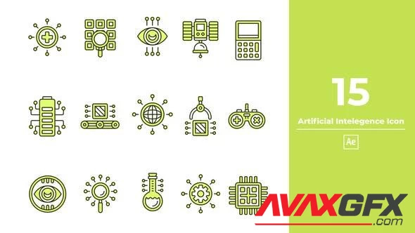 Artificial Intelegence Icon After Effect 47365132 [Videohive]