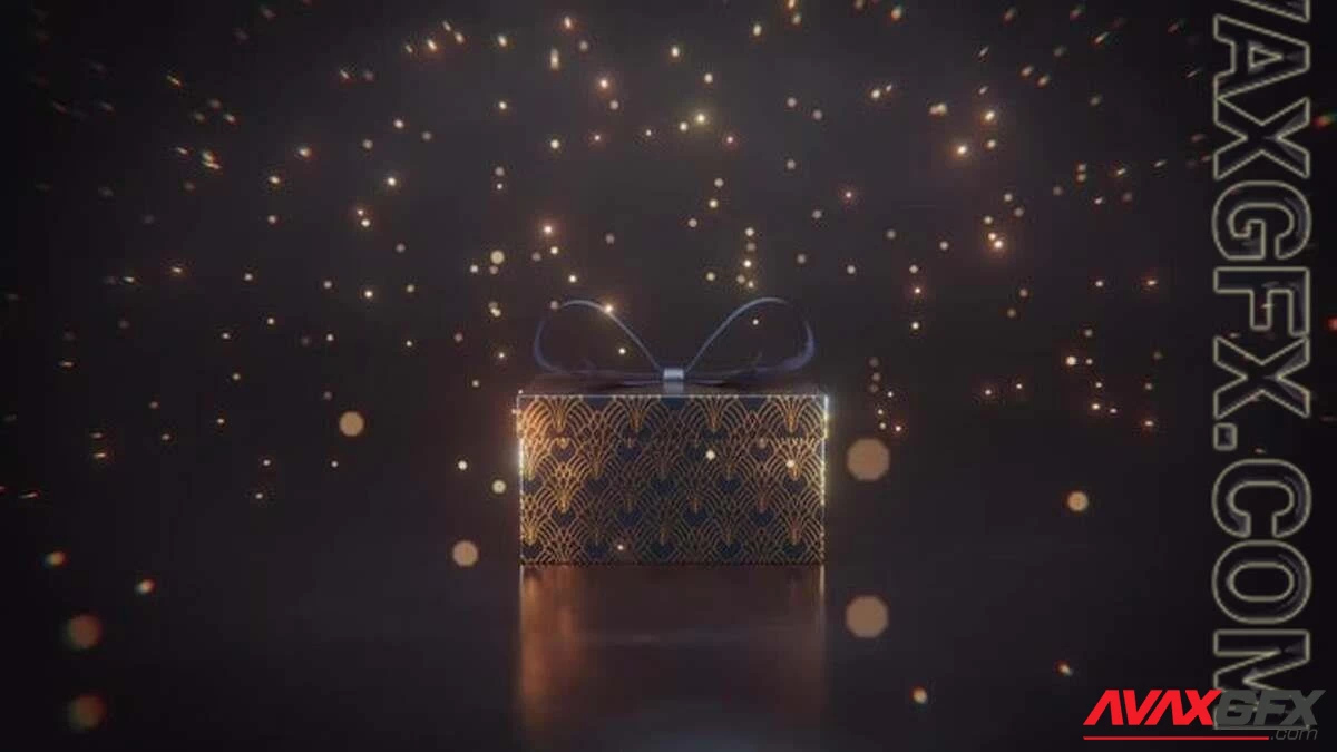 MA - Gift Box Opening And Fly In 1586851