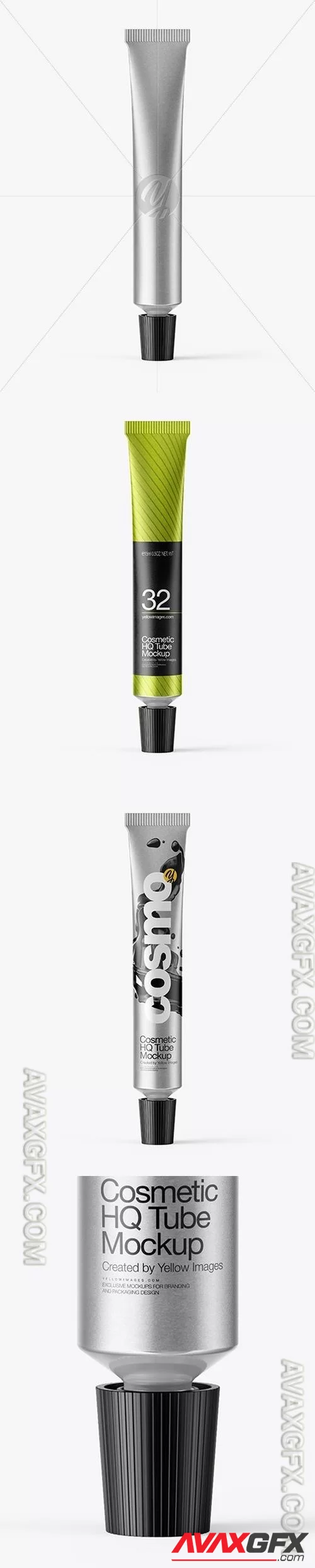 Matte Metallic Cosmetic Tube Mockup 47556 [TIF]