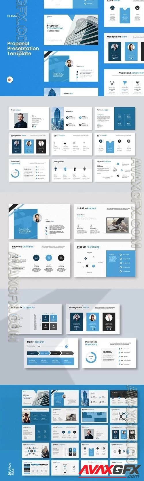 Project Proposal PowerPoint Presentation Template PPTX