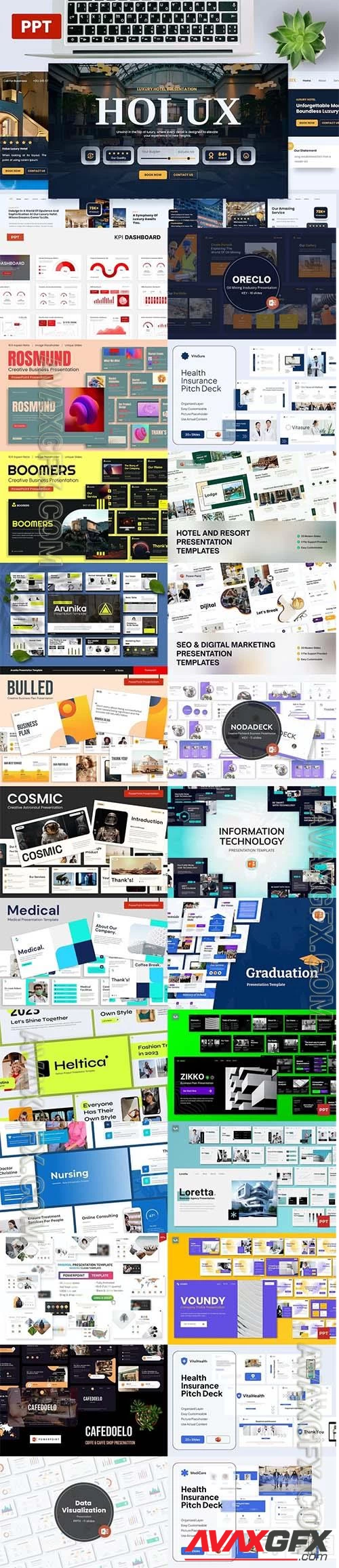 25 Powerpoint Presentations Bundle 2 2023