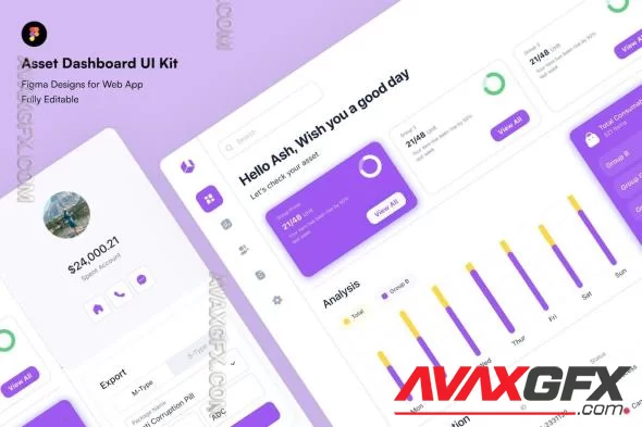 Asset Dashboard UI Kit Y8VAPBY