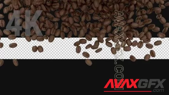 MA - Falling Coffee Beans Overlay 1444141