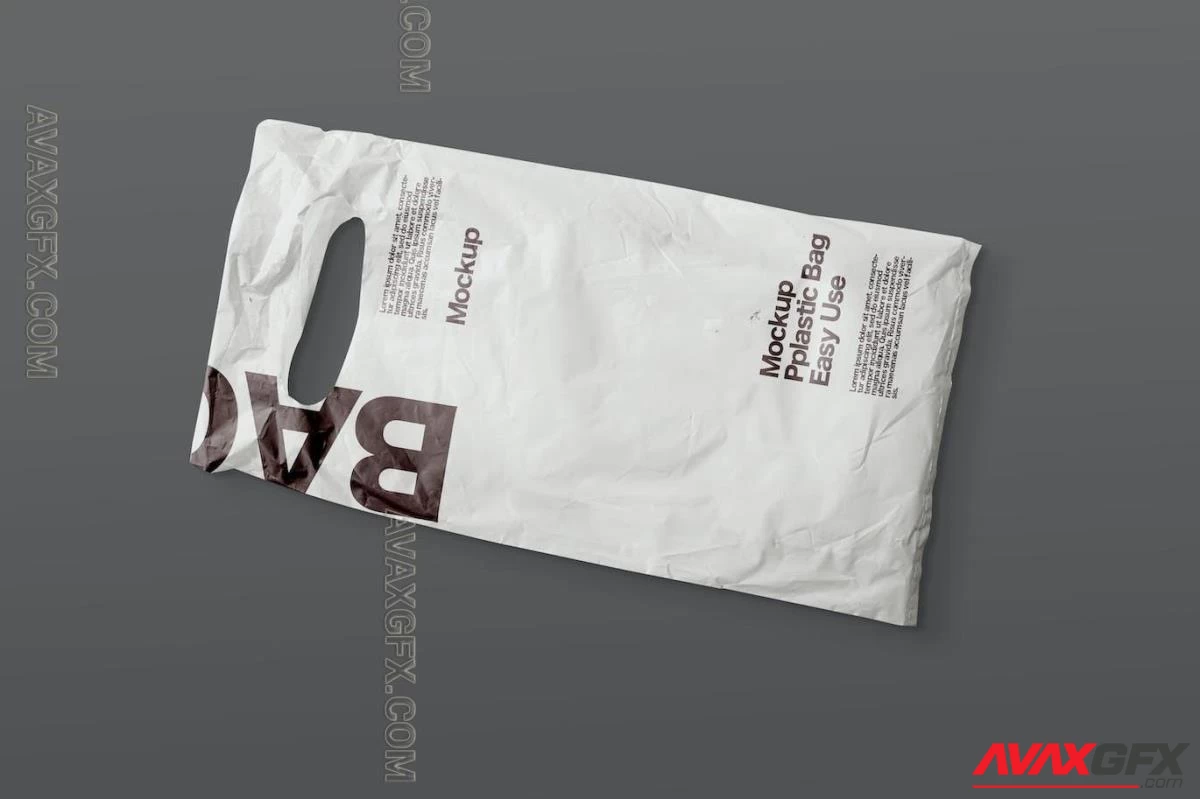 PSD Plastic Shopping Bag Mockup