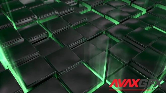 MA - Glowy Cubes Background Loop 1421983