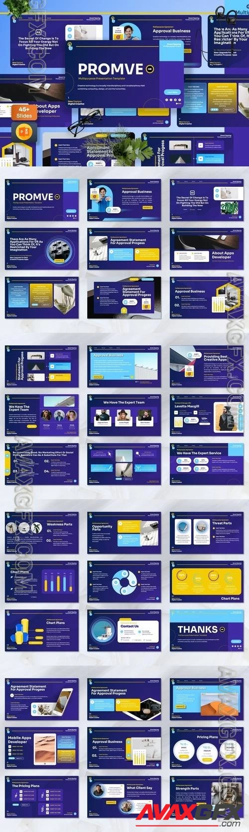 Promve - Multipurpose Powerpoint Templates [PPTX]