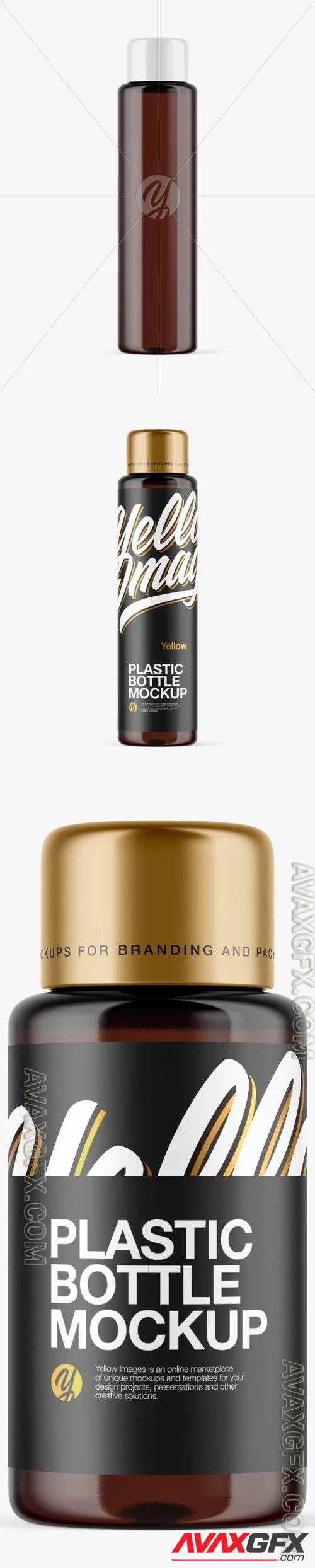 Amber Cosmetic Bottle Mockup 48242 [TIF]