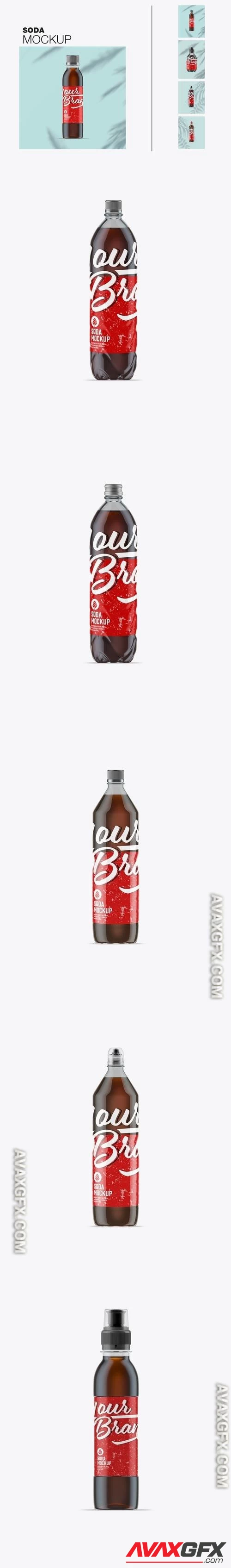 Soda Drink Bottle Mockup C79PQJ3 PSD