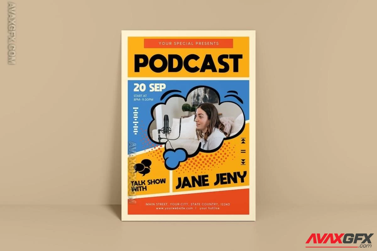 Podcast Live Flyer