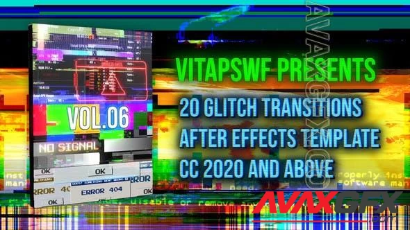 Glitch Transitions Vol. 06 47708006 [Videohive]