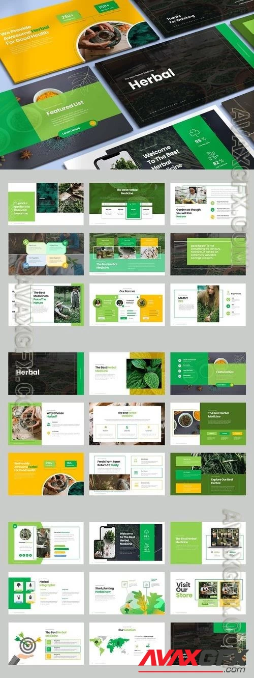 Herbal PowerPoint Presentation [PPTX]