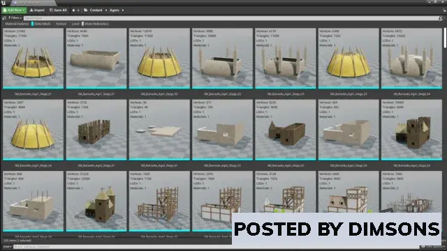 Unreal Engine Code Plugins Agora Static Mesh Thumbnail Render Extension v4.24-4.27, 5.0-5.2