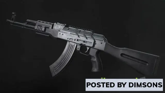 3D Models AKM Assault Rifle