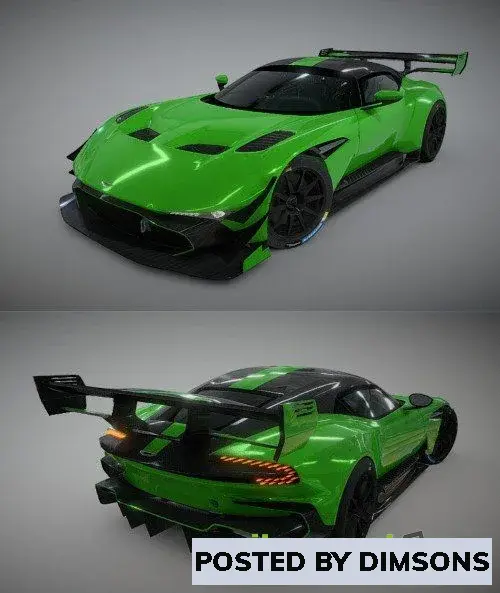 3D Models Aston Martin Vulcan 2018