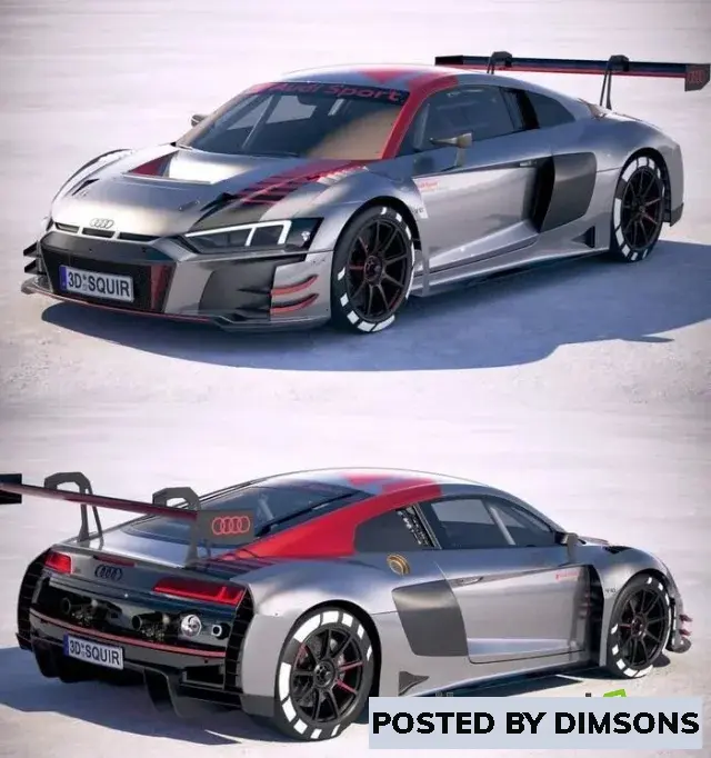 3D Models Audi R8 LMS GT3 2020