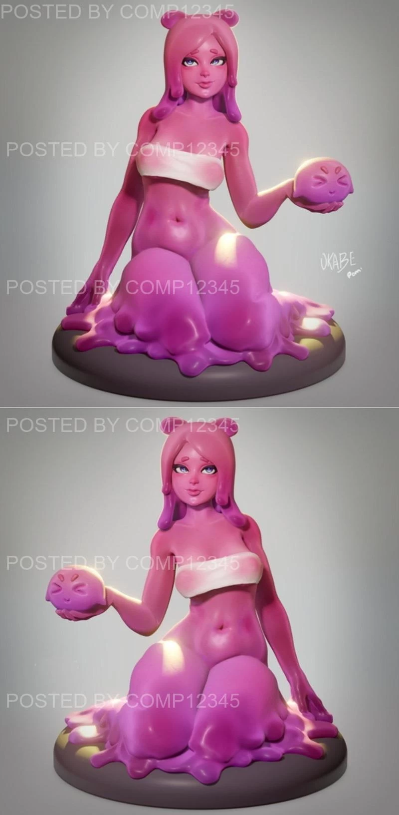 Slime Girl 3D Print