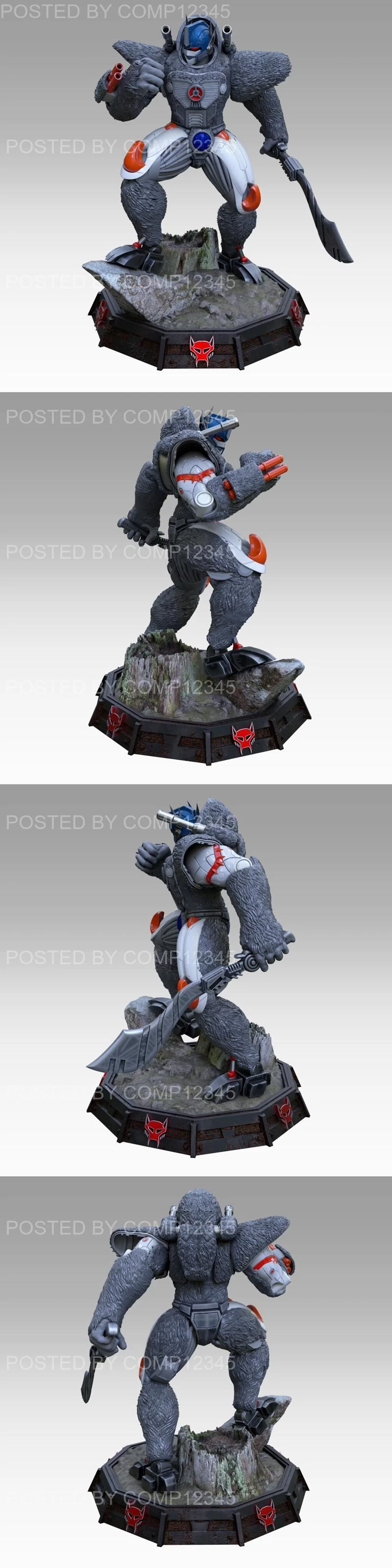 Optimus Primal Statue 3D Print