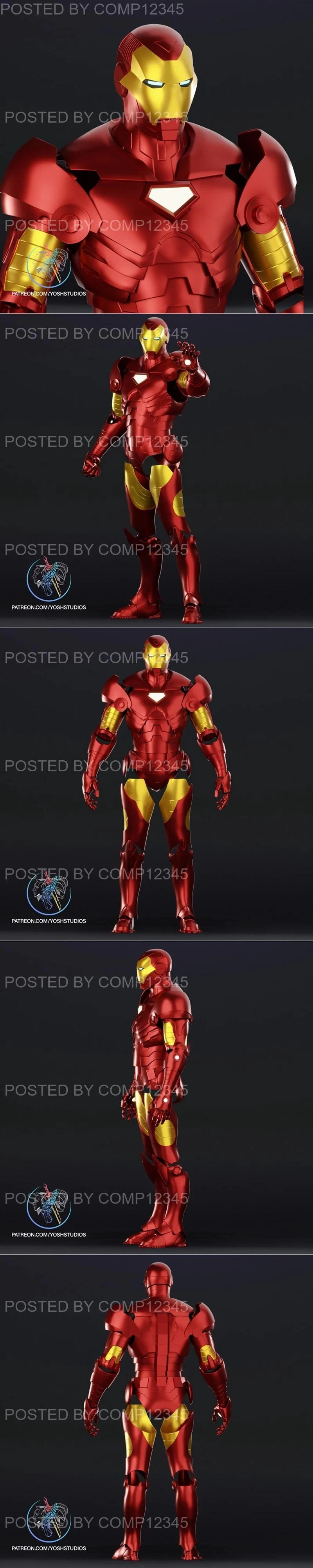 Iron Man Model 25 Armor 3D Print