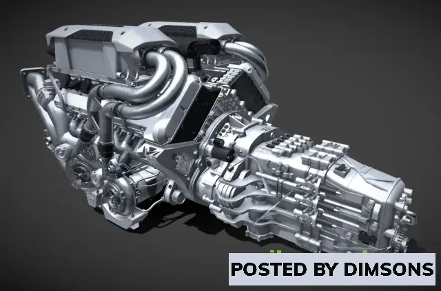 3D Models Bugatti W16 Engine (Chiron)