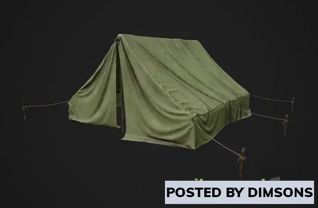 3D Models Camp Tent Military