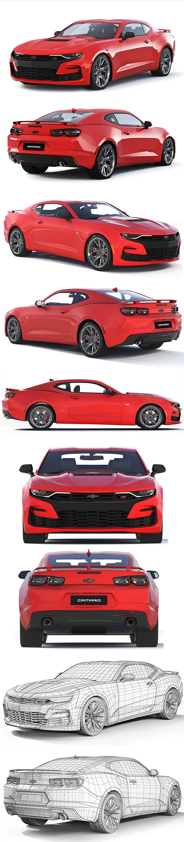 Chevrolet Camaro RS 2019 3D Model