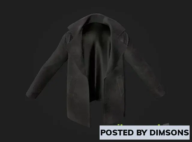 3D Models Coat – Chris Redfield Resident Evil Village (PBR)