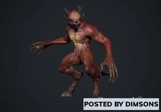 3D Models Demon Character 4