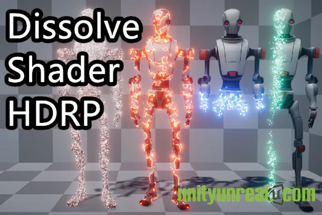 Unity Shaders Dissolve Shader - HDRP v1.2