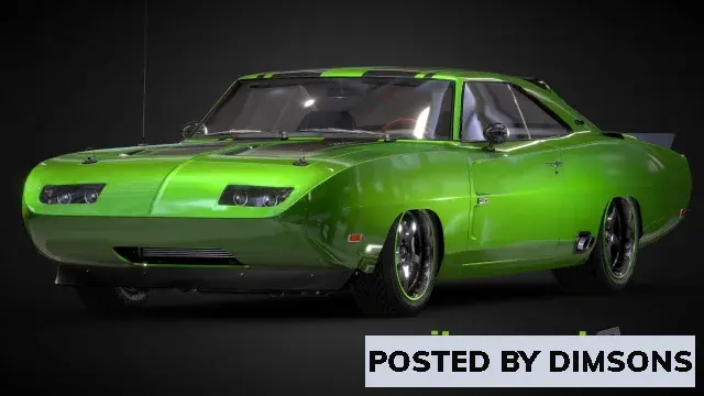 3D Models Dodge Charger Daytona 1969 Custom One