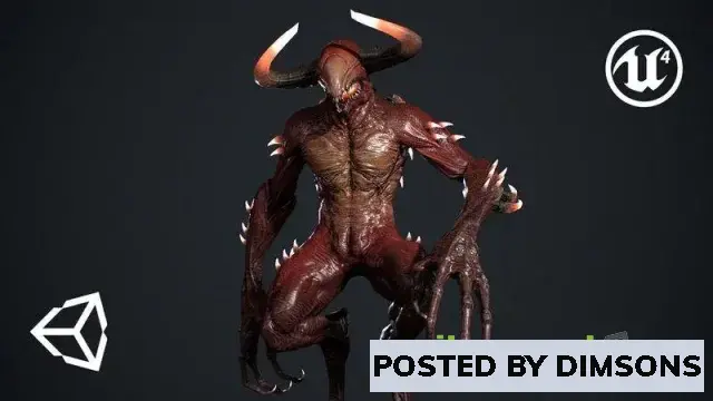 3D Models Faceless Demon 2